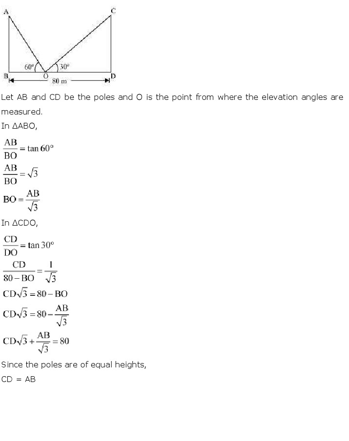 download ppt on some applications of trigonometry class 10